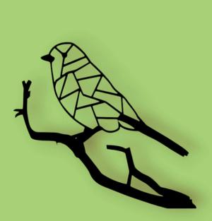 PAJARO_PAJARITO_BIRD_GEOMETRIC ART_ WALL DECORATION _ WALL DECORATION.