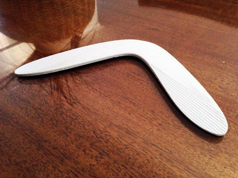 BilbyCNC Printober 2012 Aussie Boomerang