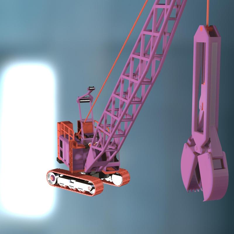 ELEVATOR EXCAVATOR CAR VEHICLE TRACTOR H EXCAVATOR CAROLA CRANE TRUCK TRAILER CHAIN HOOK