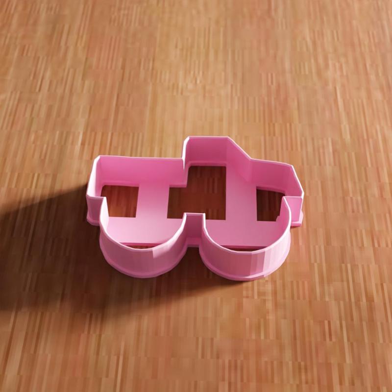 3D Monster Truck Cookie Cutter STL File - 141