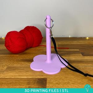 Portable Wrist Hanging Yarn Holder