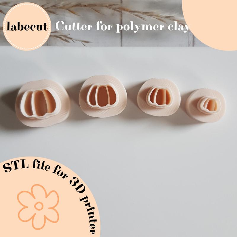 MINI DETAILED PUMPKIN POLYMER CLAY CUTTER