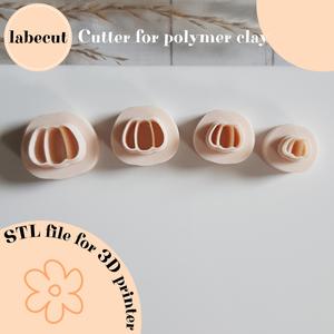 MINI DETAILED PUMPKIN POLYMER CLAY CUTTER