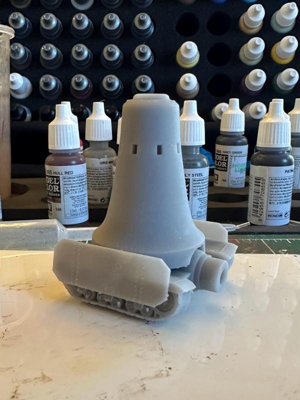 Heavy Bell Tank 28mm armor model