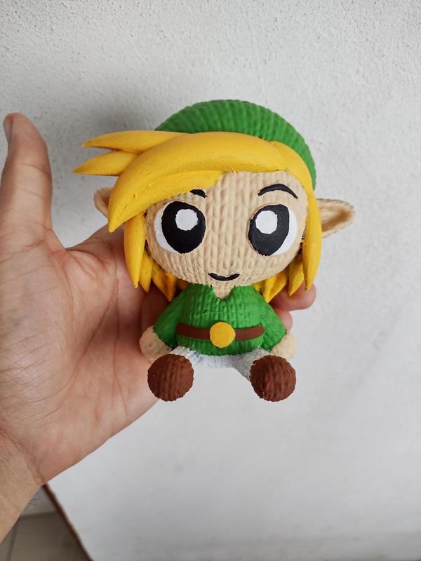 Link from the legend of zelda crochet style