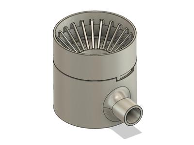 Rain water collector 125mm tube