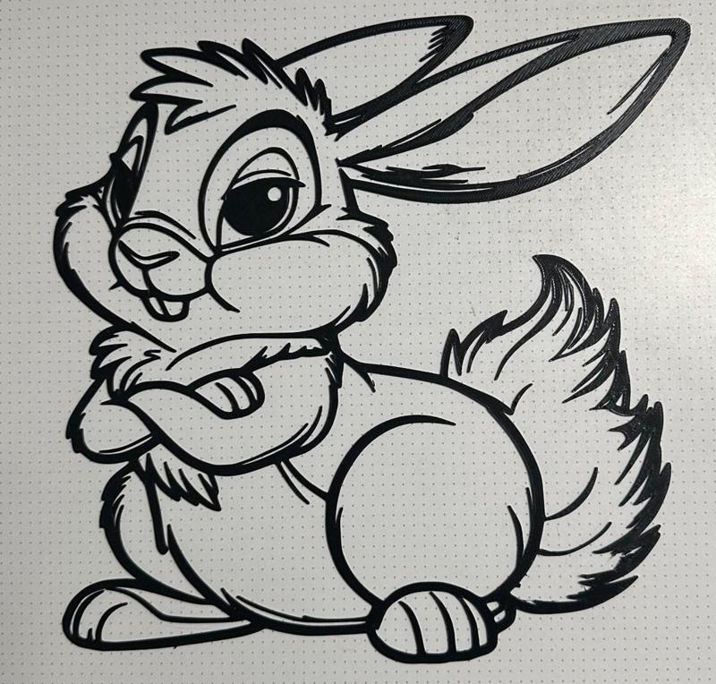 Thumper Line Art Wall Art