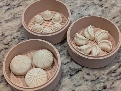 Bamboo Steamer Magnet Tray