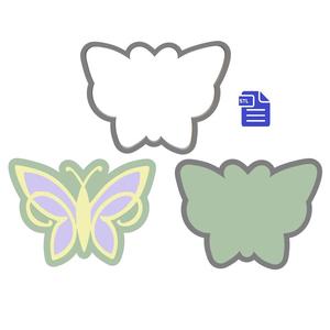 3pc Butterfly Bath Bomb Mold