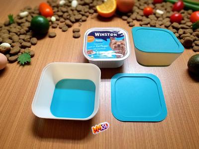 Stackable Storage Container for Pet Food 