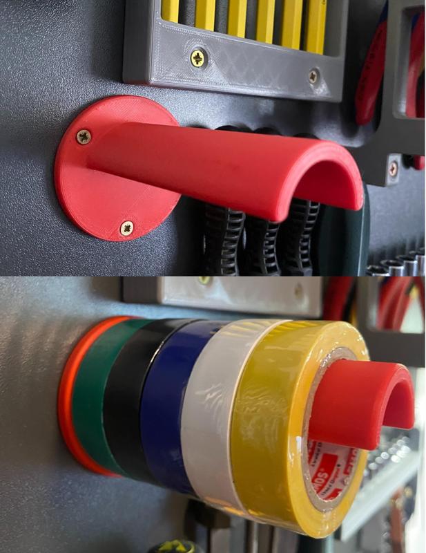 Electrical tape holder
