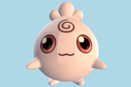 Igglybuff Pokemon 3D Model