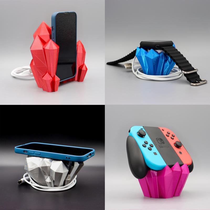 Crystal holder Quad pack