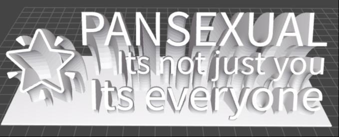 Pansexual Word Art