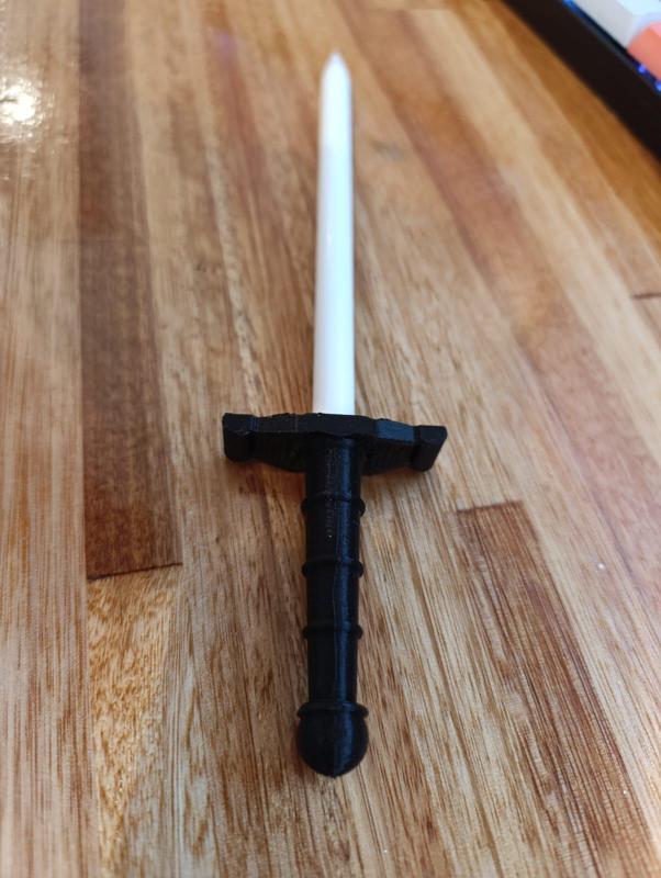 pencil cap sword