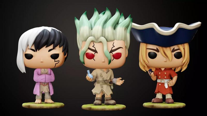 Dr Stone 3 Funko Characters