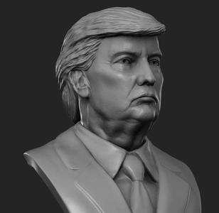Donald Trump Bust