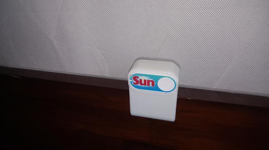 Dash button on bedhead