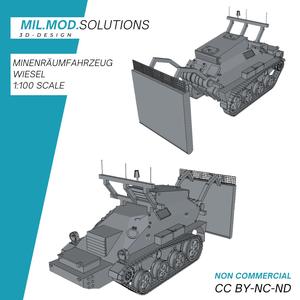 Mine clearance vehicle Wiesel Bundeswehr