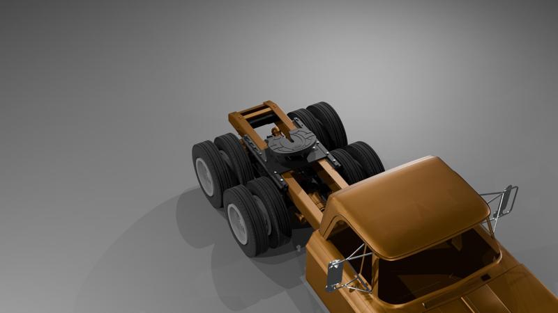 truck tamiya 5th wheel full