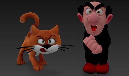 Gargamel and Azrael