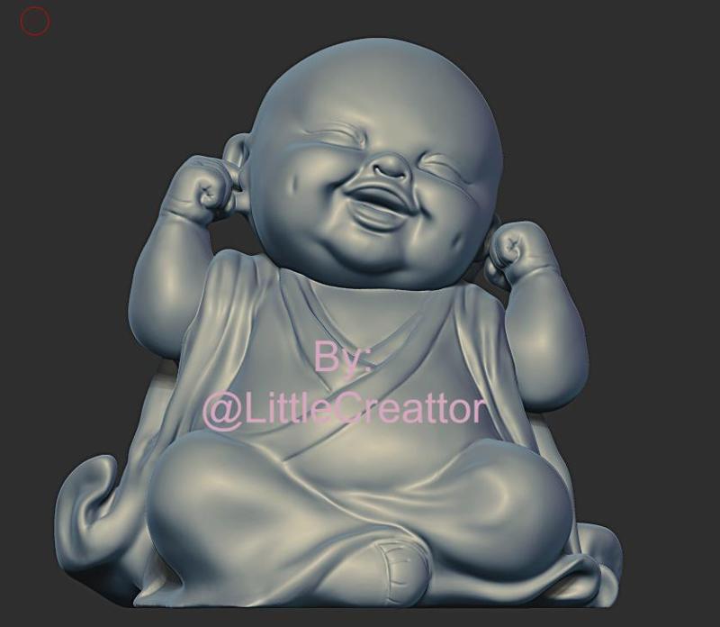 Baby Buddha 3 designs.