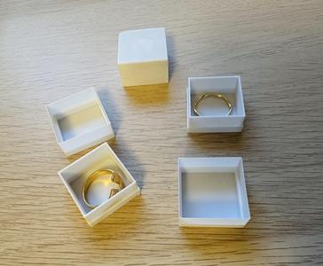 Storage box for rings