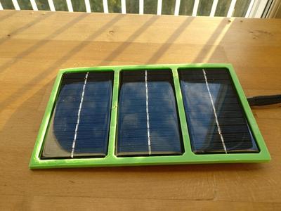 Solar Module Holder for 3x  110x60mm Solar Modules