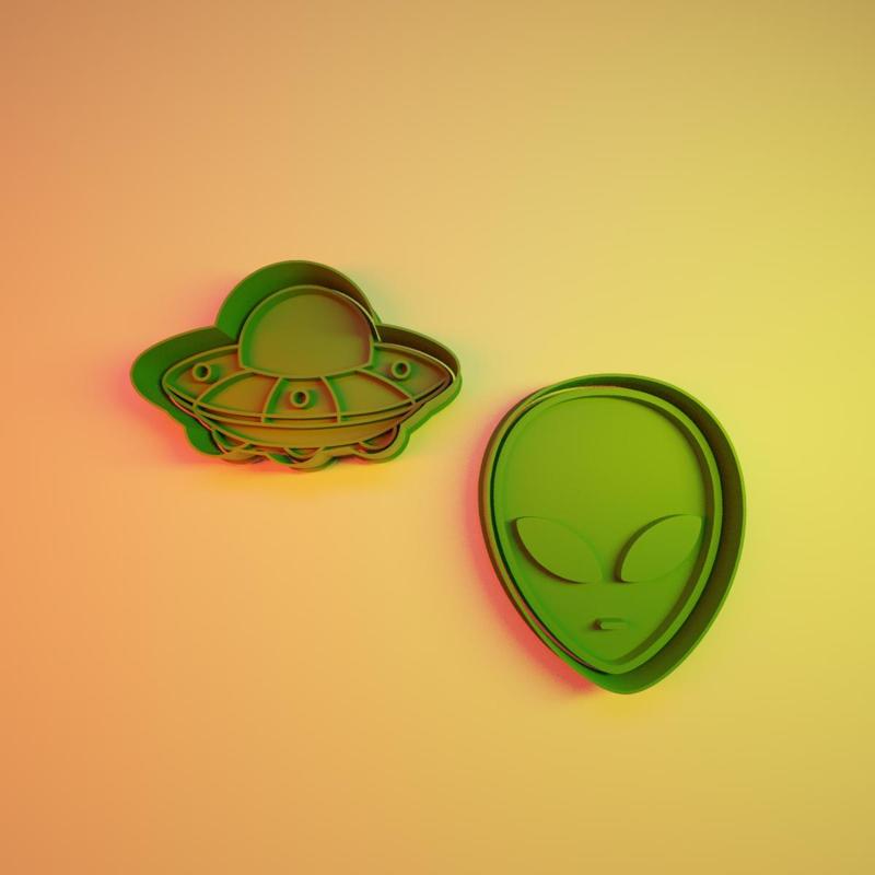 Cutter cookies alien