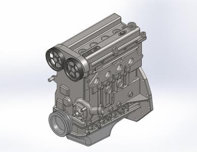 Ford Zetec Engine Scale Model