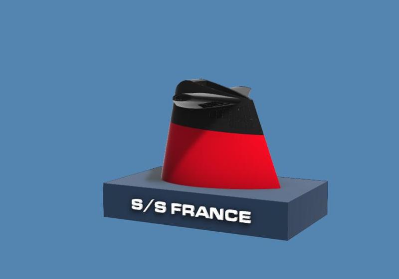 Iconic funnels - SS France