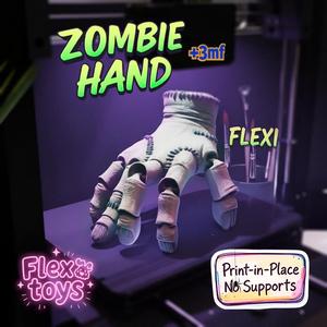 Flexi Zombie Hand (Thing Style) – 3D Printable Model