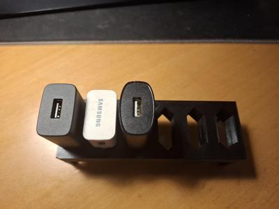 Bed for USB chargers