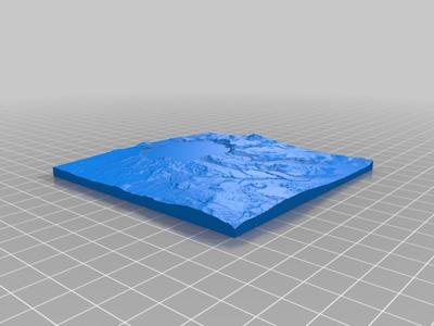 Crater Lake 3dtopo