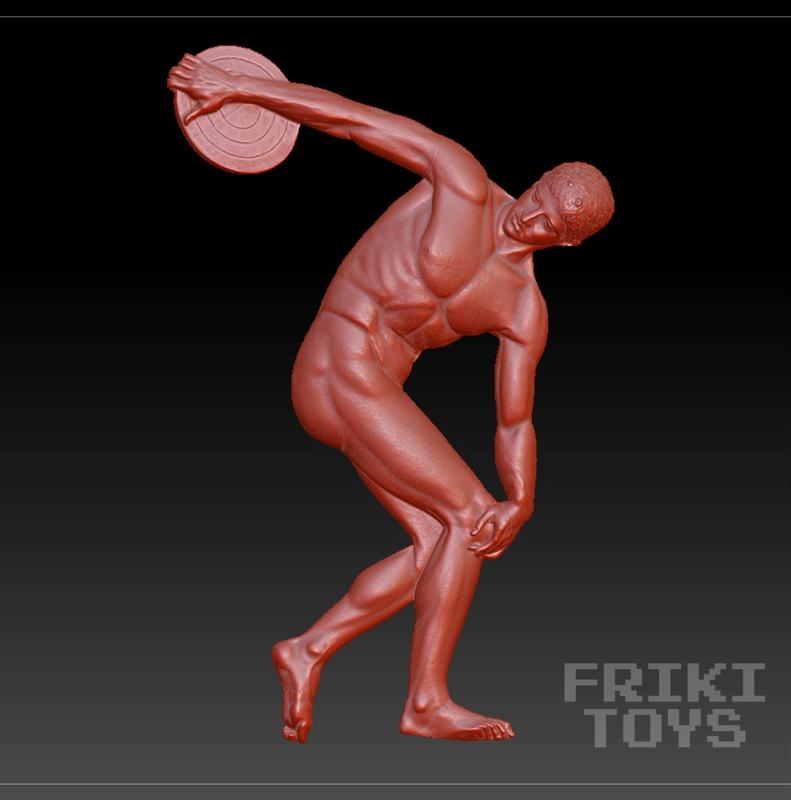 Discobulus Bas Relief Design - FrikiToys
