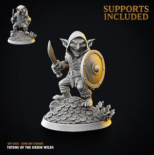 Grimbo (Goblin with knife) - Echo Art - Totems of the Green Wilds