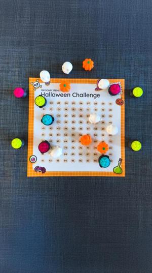 The 100 Hidden Halloween 🎃💀 + Printable PDF 📝✨ Halloween Game!