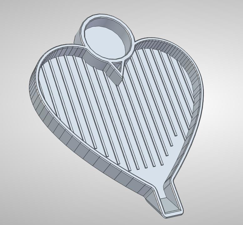 DIAMOND PAINTING SHIP TRAY Heart Heart with tray