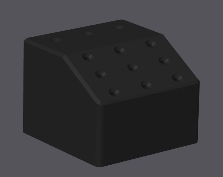 Cube for welding parts