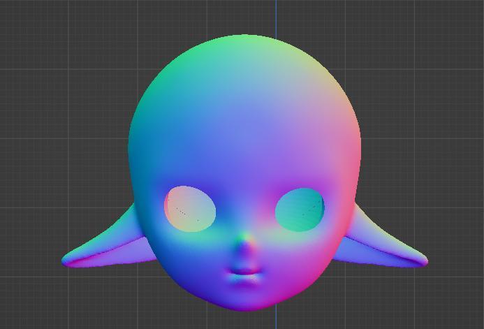 Head BJD, Female BJD Head for Printing