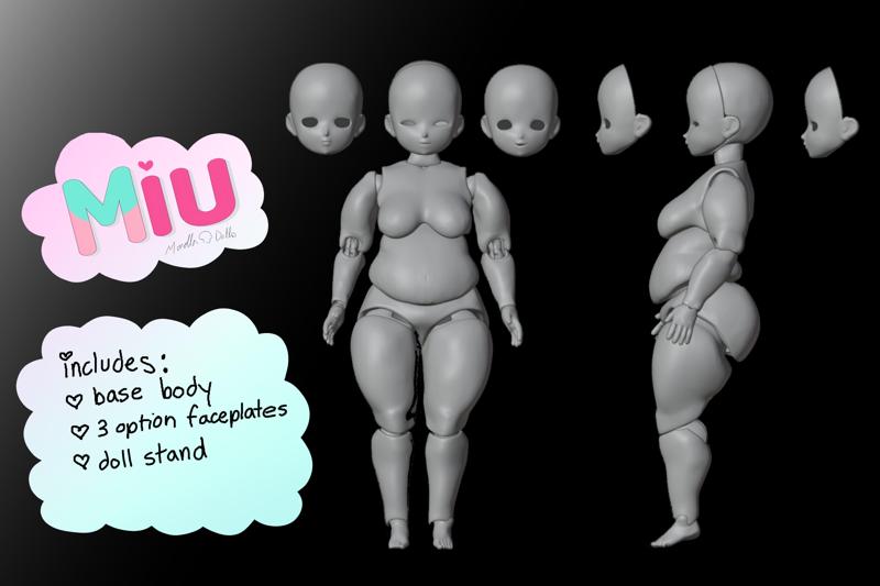 Miu Curvy BJD Body (Free)