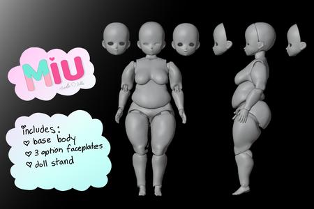 Miu Curvy BJD Body (Free)