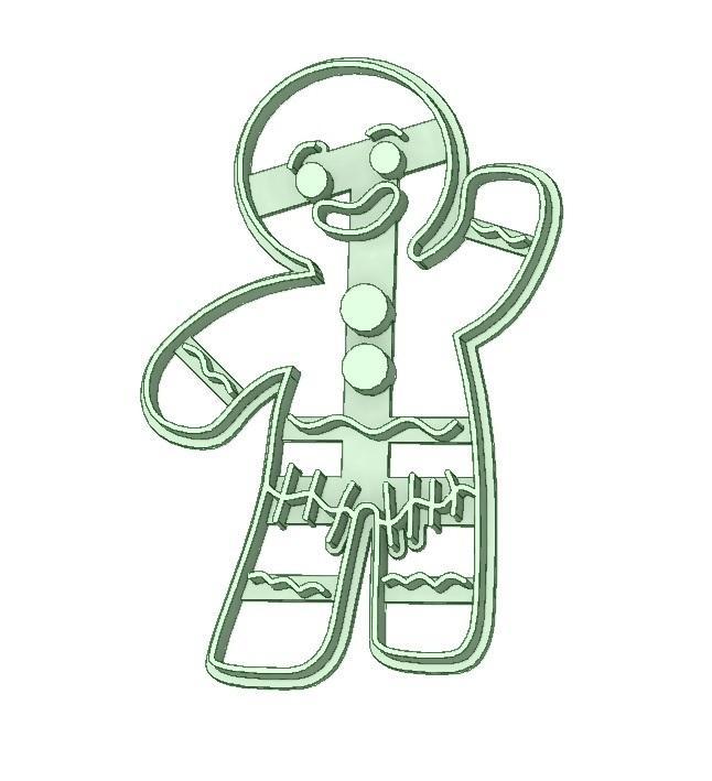 GINGER SHREK GINGER BREAD COOKIE CUTTER