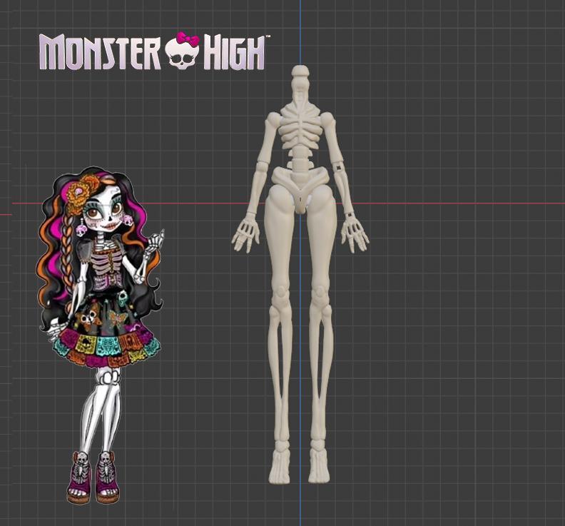 Skelita Body G3 Monster High