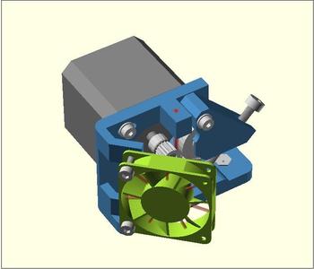 Extruder-X universal -1.75/3mm, direct drive extruder, Nema 17/23