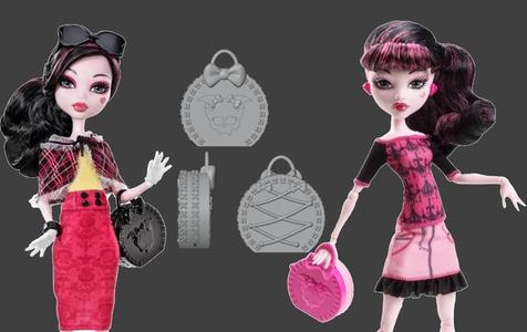 Draculaura Scaris / I Heart Shoes Bag Replacement