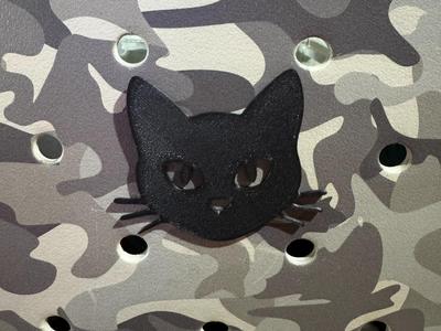 Spooky Black Cat Bogg Bag Charm