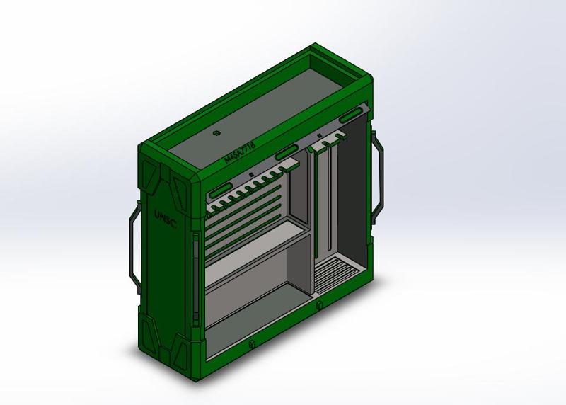 Halo 3/reach weapon rack / halo rack 1/18