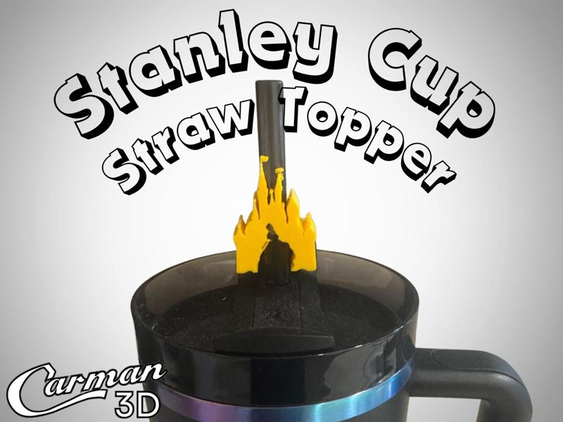 Disney Castle Belle Stanley Cup Straw Topper