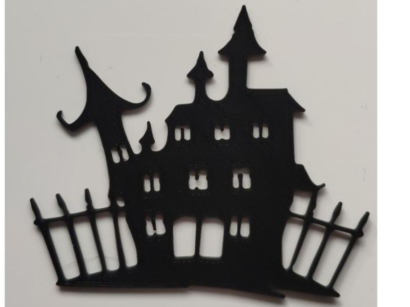 Halloween decoration - house sticker